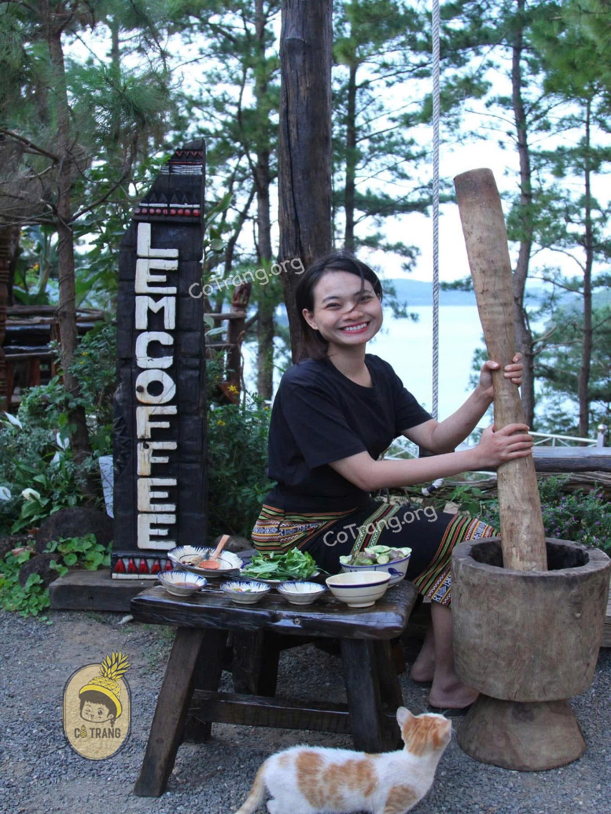 Không gian thực tế tại Lem Coffee & Tea Gia Lai